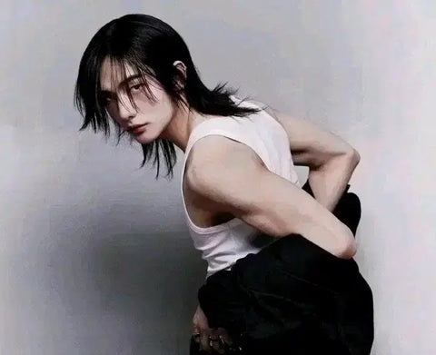 Stray Kids Hyunjin cover ELLE magazine transfer, includes SuperELLE book-in-book.