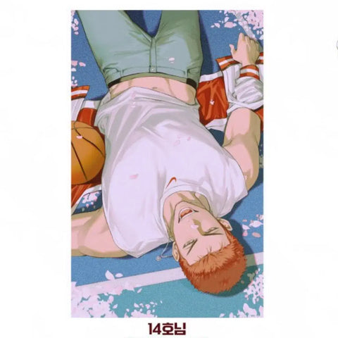 Poster sinh nhật Slam Dunk Kang Baek-ho tại quán cà phê