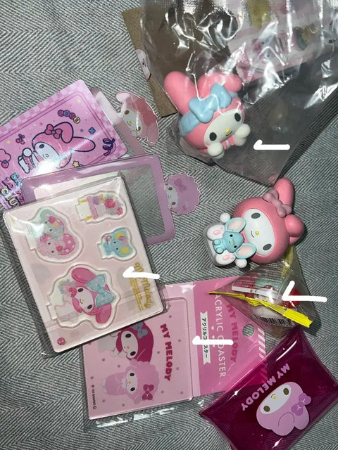 Đế lót ly Acrylic hình Sanrio My Melody, v.v.