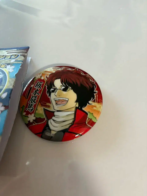 Gintama Sakamoto Tatsuma Original Drawing Can Badge Jump Shop
