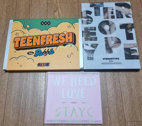 STAYC unsealed album free sharing, Bubble, Stereotype, Beautiful Monster, Limited Edition
