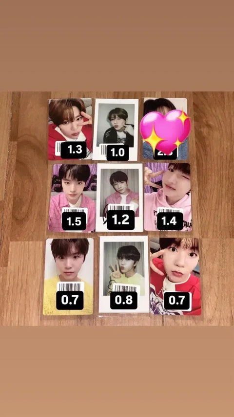 NCT WISH KMS Sion Yushi Jaehee Ryo Sakuya Video Call Fansign Photocard Unreleased Photo