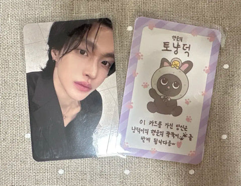 Won Bin photocard + Ttonyangdeok lucky card