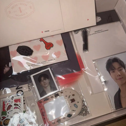 MONSTA X Monbebe 8th Gen Kit Transfer Shownu Minhyuk Kihyun Hyungwon Joohoney I.M