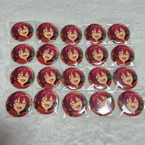 Ensemble Stars! Isara Mao September Chibi Look Back Ibecolle Can Badge Itabag for Sale.