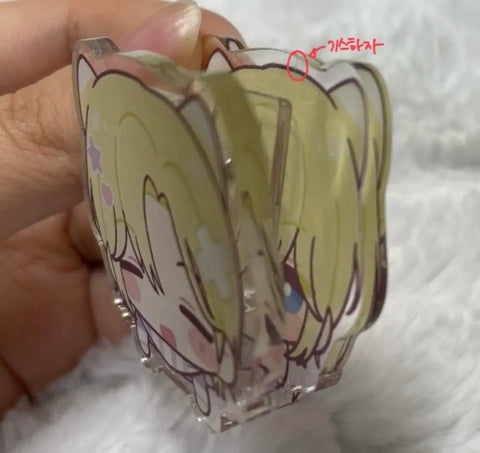 PlayV Guu, Young, Yejun, Noah, Bambi, Eunho, Hamin Keychains, Clip, Pin Button, Acrylic Transfer