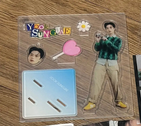 Yook Sung-jae Fan Kit Acrylic Keyring Set for Sale