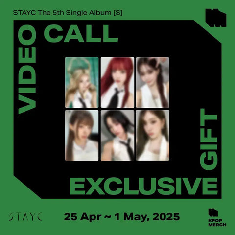 STAYC K-pop Merch Unreleased Photocard Group Order