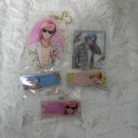 Yaribu Yarichin Bitch Club Keychain Acrylic Glass Tamura Akemi Goods Transfer Sale