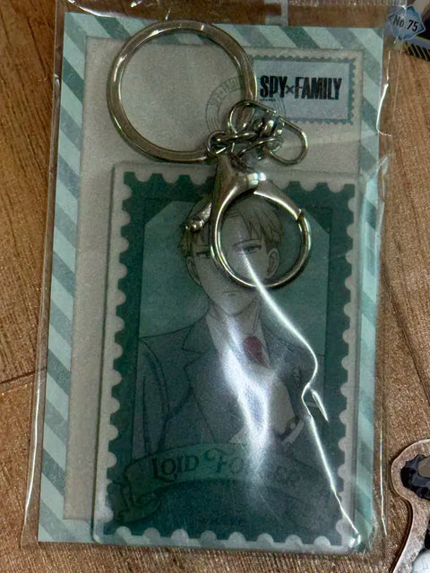 Spy x Family Loid Anya Pleasures Acrylic Keyring Unopened Urgent Sale