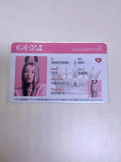 Kids Ugi ID card Queenka I feel photocard transfer sale