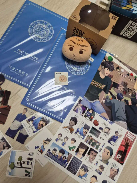 Selling unofficial Real Potato (product name) + official merchandise.