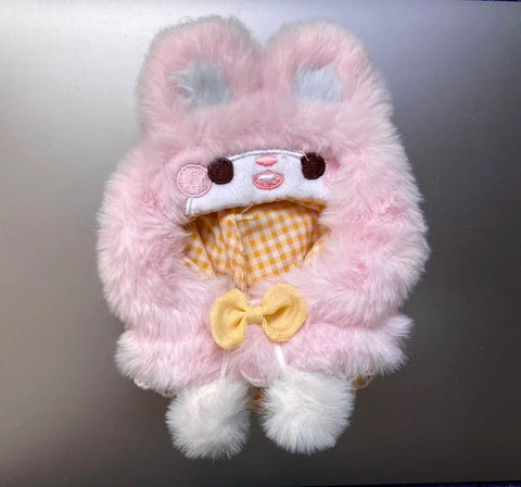 10cm rabbit doll cape doll clothes for sale