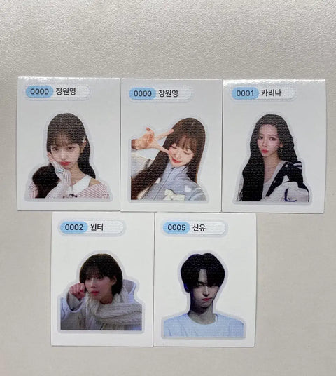 IVE Jang Wonyoung aespa Karina TWS Shinyu Ddibushil Sticker