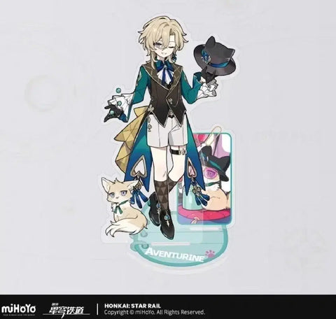 Star Rail Aventurine Benefit Ticket Cat Acrylic Nui Sale Transfer