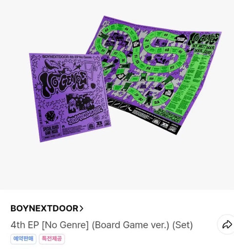 Special benefit included) BOYNEXTDOOR Board Game Version Unopened Album No Genre from