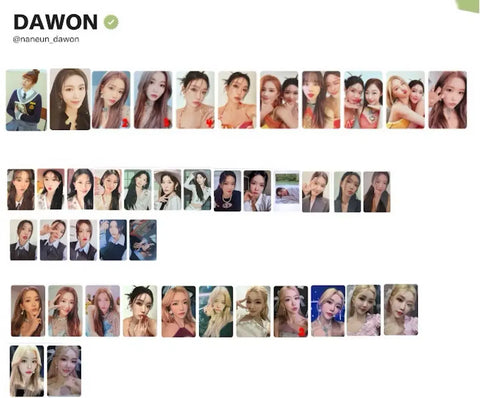 WJSN Dawon photocard transfer