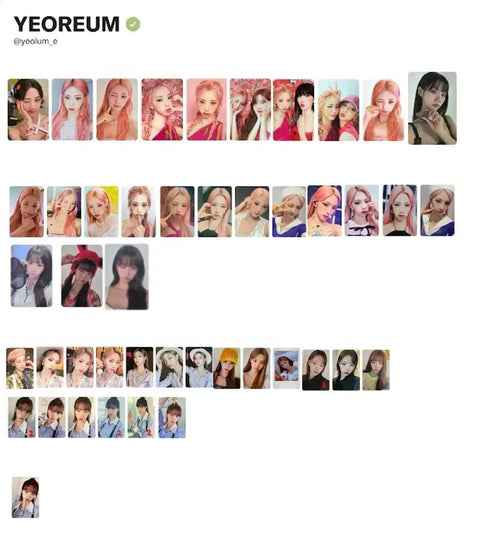 WJSN Yeoreum photocard sale/transfer