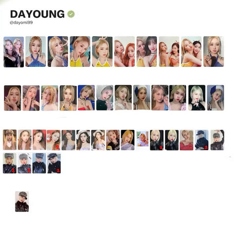 WJSN Dayoung photocard for sale