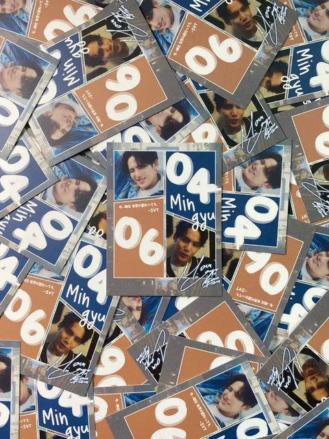 Seventeen mini unofficial goods mini card Mingyu