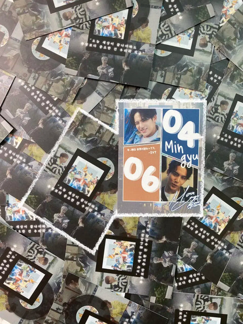 Seventeen mini unofficial goods mini card Mingyu