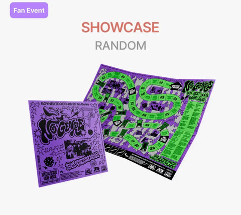 Splitting unopened Weverse version of No Genre board game.