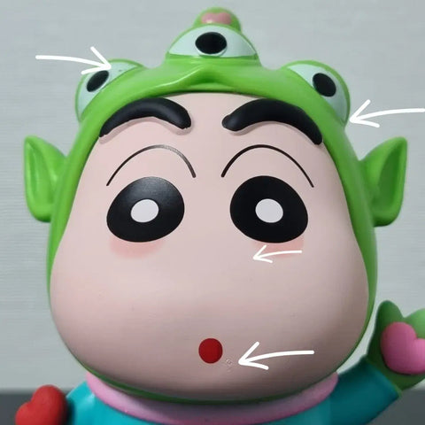 15cm Crayon Shin-chan Figure Toy Story Alien Cosplay Crayon Shin-chan