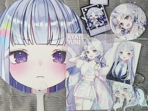 Stellive Ayatsuno Yuni Comic World (Seo-co) Fan, Keychain, Photocard, Postcard, Magnet, Can Badge