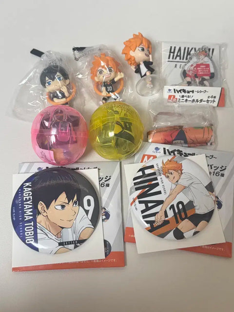 Haikyu Karasuno Hinata Kageyama Goods Gacha Bulk Transfer Receive Kuji