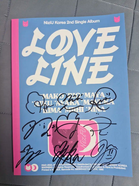 Urgent sale) NiziU Love line Destiny Line Autographed Album Transfer/Sale