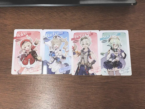 Trading) Looking to trade a Diluc Mondstadt Random Photo Card from the Genshin Impact Cafe.