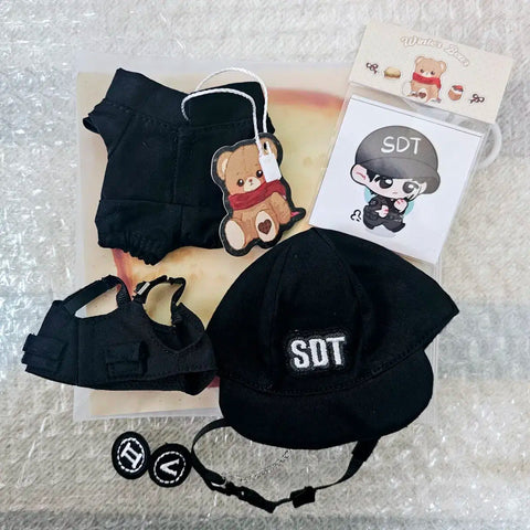 10cm doll clothes Kkukttugi, DanGyeolTttugi, military uniform, SDT