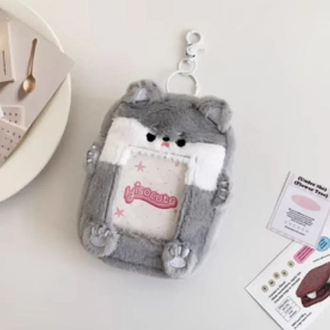 Wolf fur Pocaholder pouch