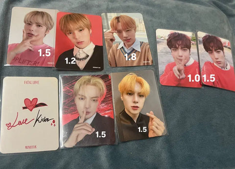 MONSTA X MX MonstaX Minhyuk photocard transfer