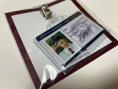 "Lovely Runner Byeon Woo-seok Ryu Sun-jae Student ID Photo Set"