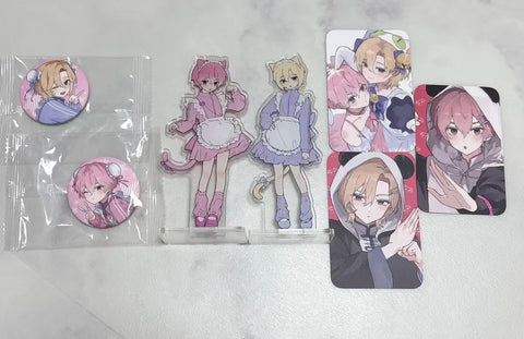 Ssaksunoram's Ppun Line Jersey Made Acrylic Photocard Can Badge Bambi Noah PLAVE