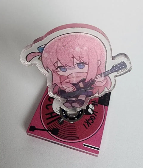 Spinning Bocchi, Rotate Rotate, Free Stickers, Bocchi the Rock, Unofficial Goods, Stand