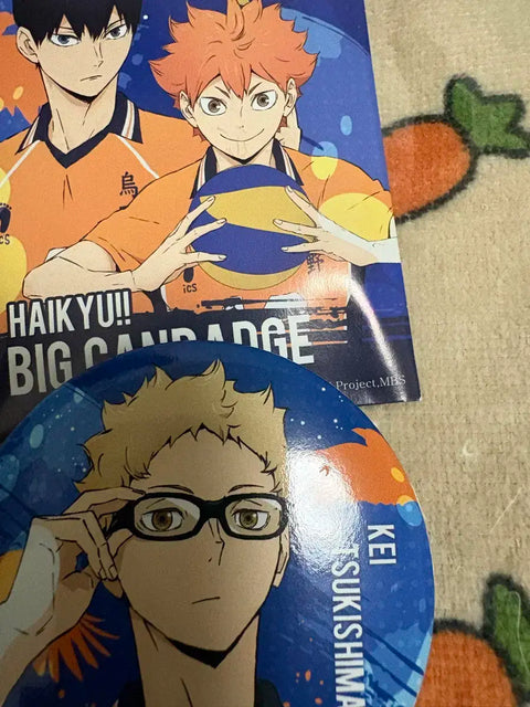 Haikyu!! Can Badge Figurepresso Kuji Ichiban Kuji Tsukishima Kei Tsukki