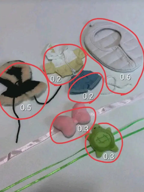 10cm doll clothes accessories Stray Kids Enhypen NCT BOYNEXTDOOR TXT RIIZE Seventeen IVE aespa