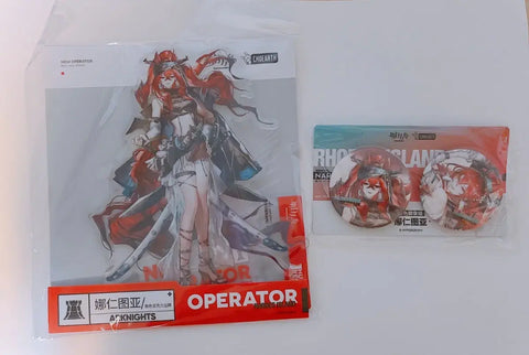 Arknights Naran Tuya Acrylic Stand + Badge