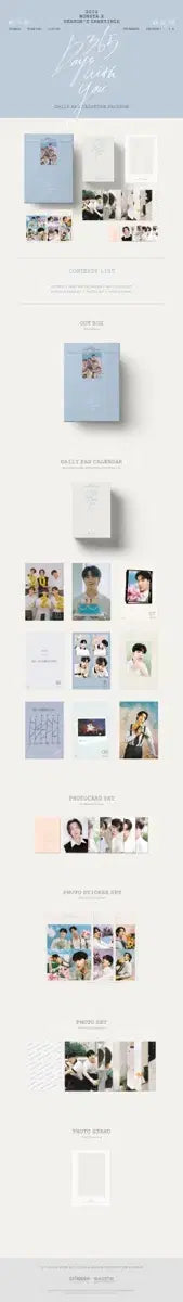 Selling MONSTA X 2022 Season's Greetings, all components included (including photo cards), desk calendar version.