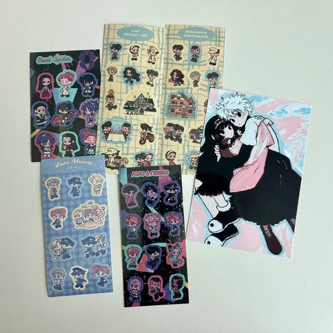 Hunter x Hunter Angel-nim sticker Jojo print box, selling as a set. HxH