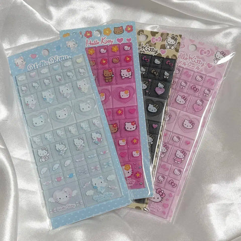 Hello Kitty Tile Stickers Sanrio San-X Tanning Leopard Gyaru Angel Tenshi