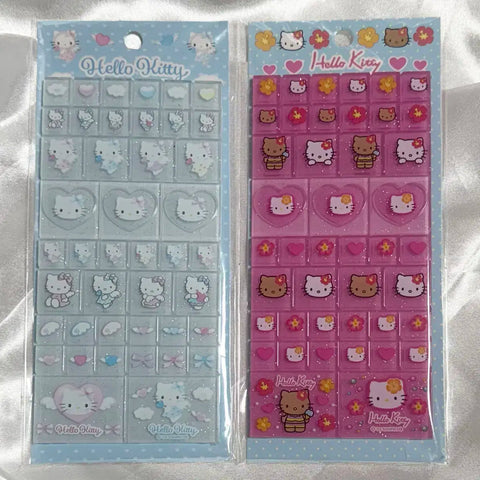 Hello Kitty Tile Stickers Sanrio San-X Tanning Leopard Gyaru Angel Tenshi