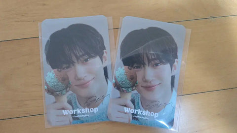 Byeon Woo Seok Baskin Robbins Workshop Photocard & Physiogel Photocard for sale