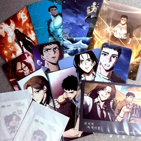 URGENT SALE) ORV (Omniscient Reader's Viewpoint) Web Novel Happy Bean Postcard Bookmark Polaroid Photocard Lee Hyunsung Jung Heewon