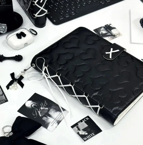 Young and Store balletcore binder in black, transfer/sale