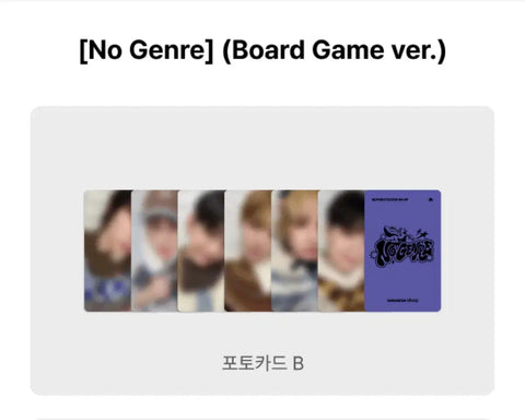 Splitting Bonekdo Weverse No Genre Board Game Version Weverse unreleased photo card benefits!