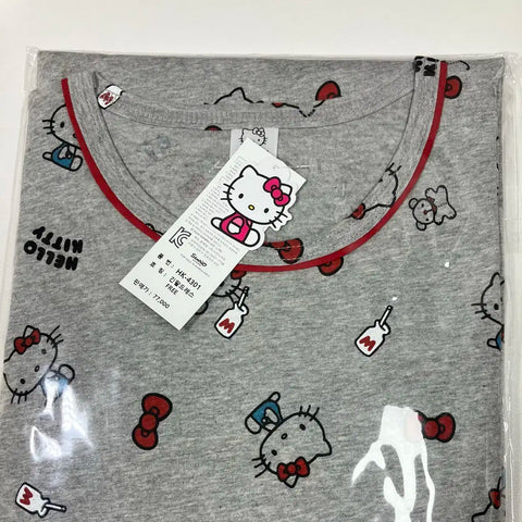 Hello Kitty Cotton Authentic Pajama Dress Nightgown New