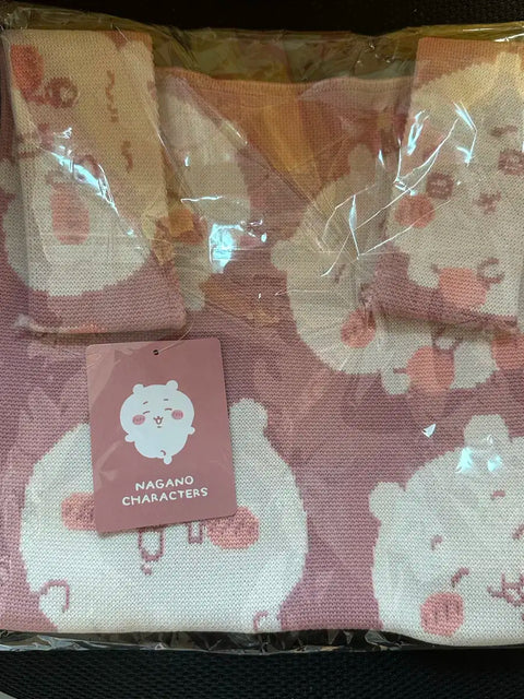New) Chiikawa Monjyaku Knit Bag Nagano Characters